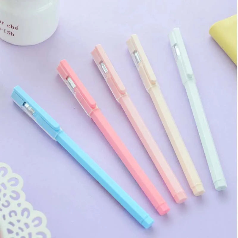 Full needle tube carbon signature pen with 0.35mm black tip and plastic body