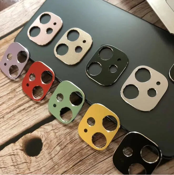 Metal lens protection ring for iPhone 11 and iPhone 11 Pro in multiple colour options.