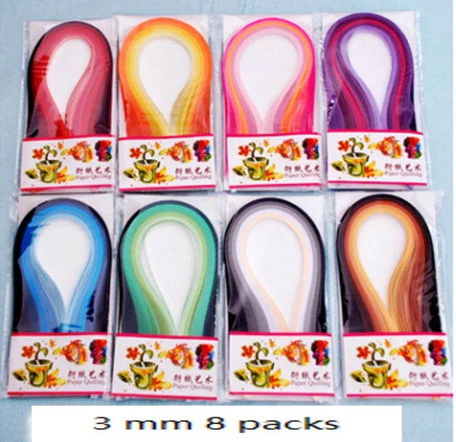 Gradient slip coloured star origami paper set with vibrant hues for DIY crafts