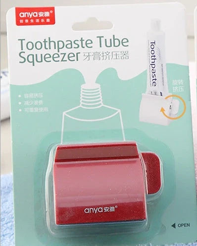 Toothpaste Squeezer Plastic Toiletries with rotating rod jaw for efficient use