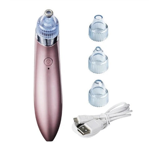 Versatile USB-charged cosmetic tool in various colors, including gold, white, and rose gold, for convenient on-the-go grooming and touch-ups.