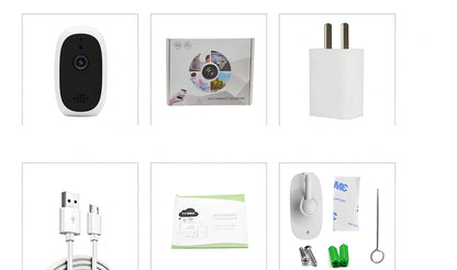 Wireless security camera with cloud storage and mobile monitoring capabilities