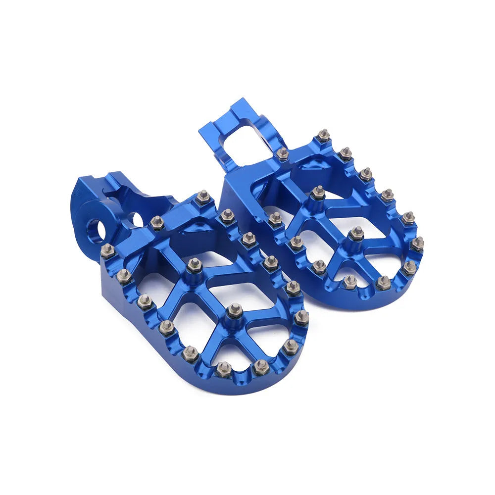 KTM foot pedal aluminium alloy orange blue motocross modified off-road motorcycle footrest