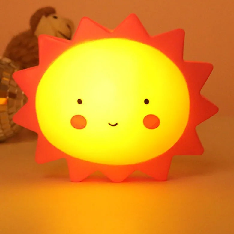 Cartoon creative vinyl night light LED luminous toy in five pointed star colour for children aged 7-14