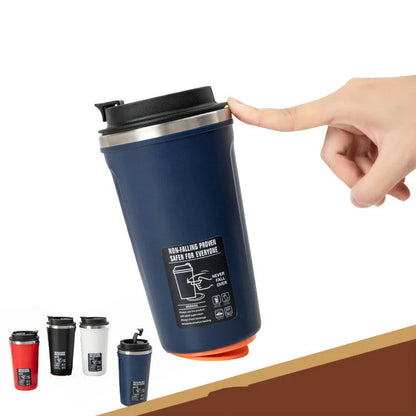 Durable stainless steel water bottle with 520ml capacity, perfect for hydration on the go
