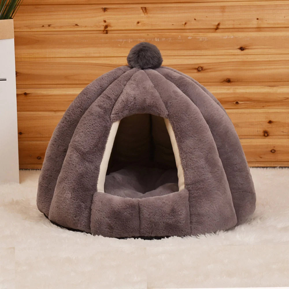 Pumpkin bag cat litter kennel in various colors, foldable and washable design