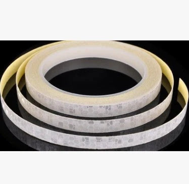 Reflective safety stickers for bicycles and vehicles in multiple colours