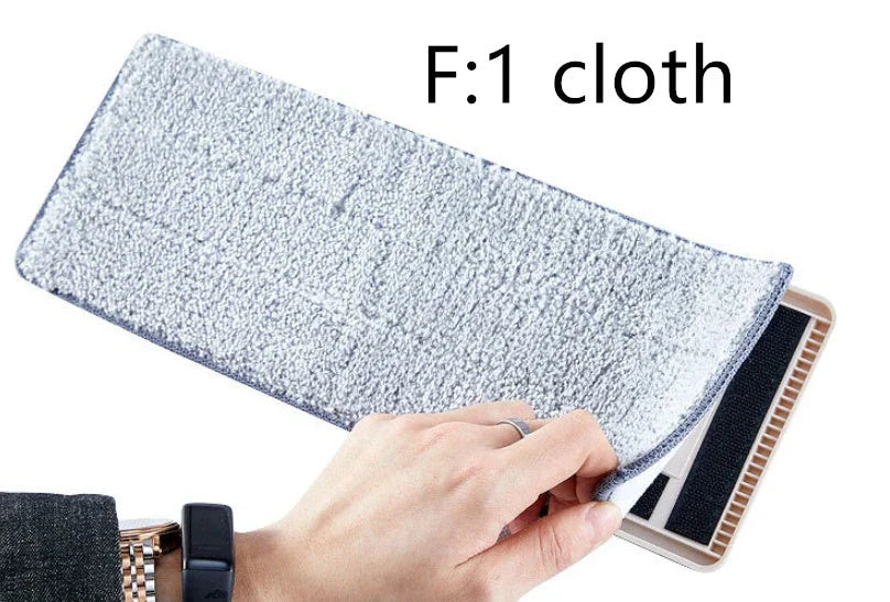 Home Kitchen 360-Degree Lazy Floor Mop with microfiber head and aluminum rod