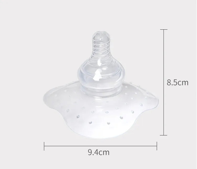Nursing nipple protectors for flat, sunken, or cracked nipples and weaning support.