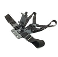 Chest strap holder with plastic clip and adjustable nylon straps for mobile phone or sports camera mounting