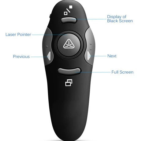 2.4 GHz Wireless Remote Red Laser Pointer Presenter for PPT Presentations