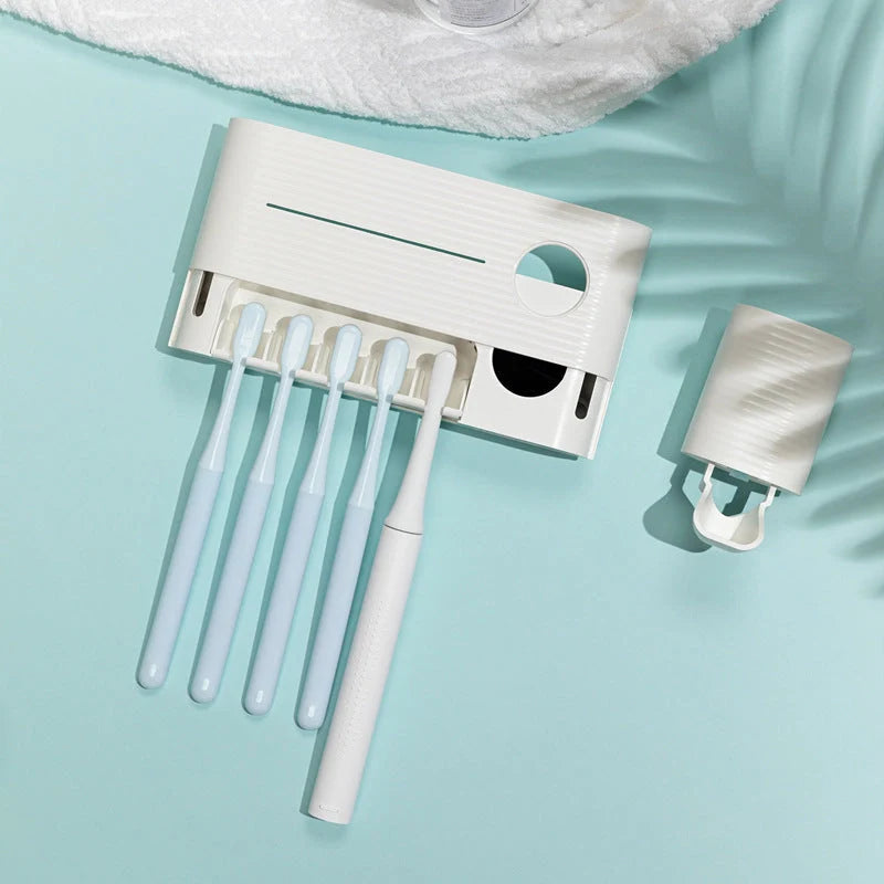 UV Toothbrush Two-in-One Plastic Sterilizer with medical-grade UV light for 99.9% germ kill
