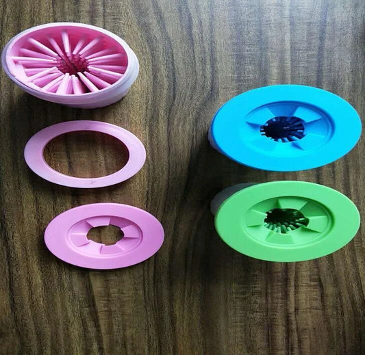 Premium Silicone Dog Paw Washer Cup in pink, blue, and green colors for easy and gentle cleaning of your dog's paws