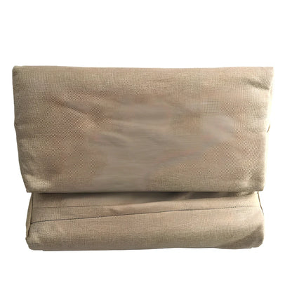 Candy-shaped beige tablet support pillow made of slow rebound foam, height over 25cm, for stable phone and tablet holding