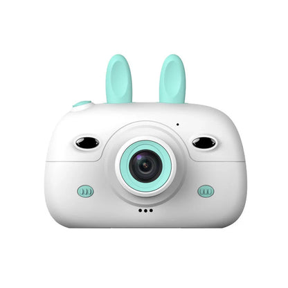 Cartoon rabbit video recorder with 1080P dual camera for clear, high-quality photography