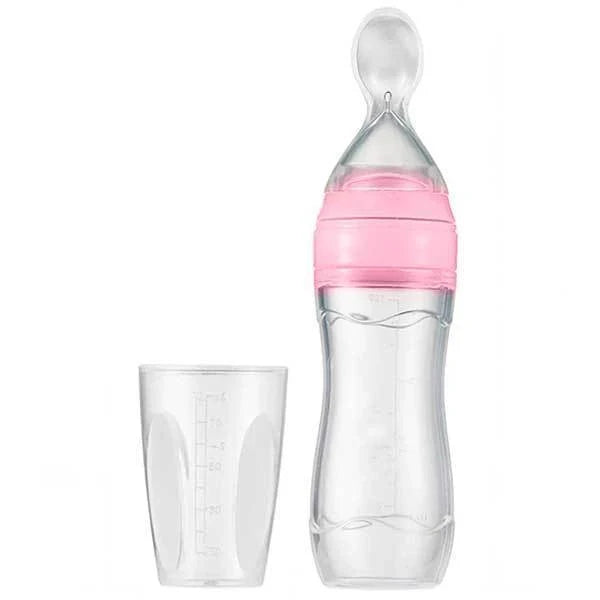 Baby Spoon Bottle Feeder in various colors for easy, safe feeding