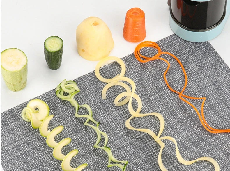 Shopfluxpro NZ Versatile Spiral Vegetable Slicer - Perfect for Kiwi Kitchens