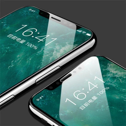 Tempered glass screen protector for iPhone models with high clarity and scratch resistance