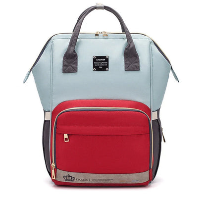 Mummy Maternity Bag - durable nylon diaper backpack with zipper closure