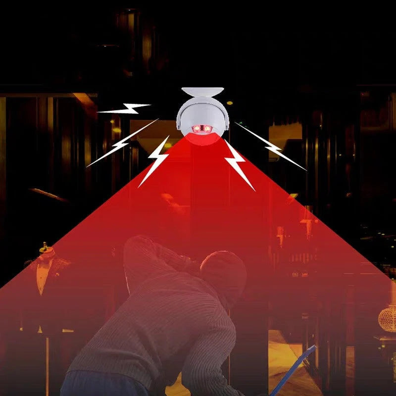 Burglar alarm KS-SF23 in white with versatile power options