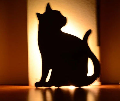 Cute animal-shaped LED night light with sound sensor for home safety