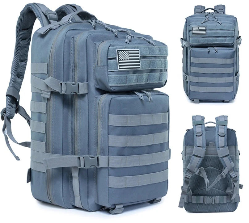 50L Tactical Outdoor Backpack with multiple compartments and MOLLE system