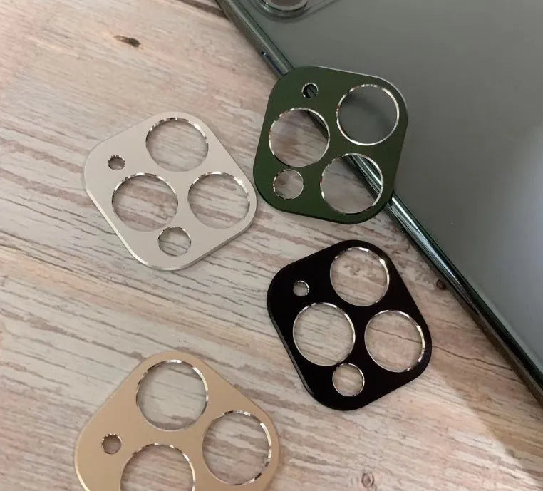 Metal lens protection ring for iPhone 11 and iPhone 11 Pro in multiple colour options.