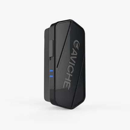 Black plastic air purifier necklace with 650mAh battery and compact 80mm dimensions
