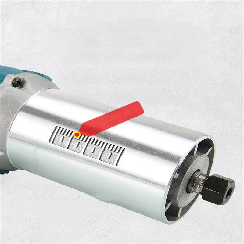 800W electric wood polishing trimmer with aluminium body and power cord