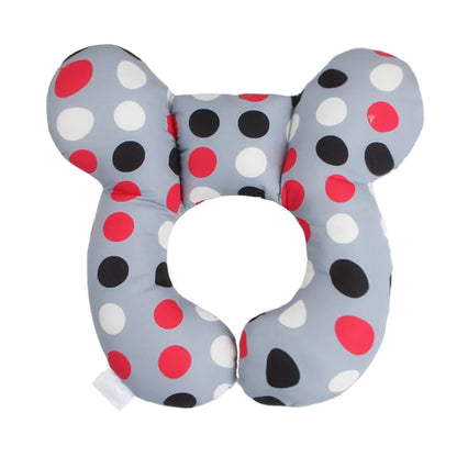 U-shaped baby head support pillow in various styles for car safety seats