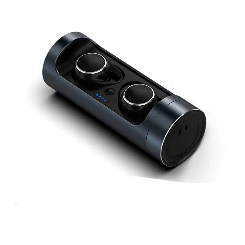 Bluetooth 5.0 wireless headset in dark grey, red and silver colour options