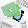 Customize mouse mat non-slip rubber cloth desk pad 20cm x 24cm x 3mm with wrist support