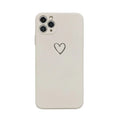 Silicone TPU back cover case for Apple iPhone, shown in solid colour options.