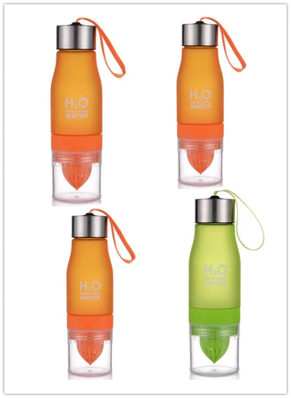 Frosted Plastic Lemon Cup in various colours, BPA-free, 650ml capacity