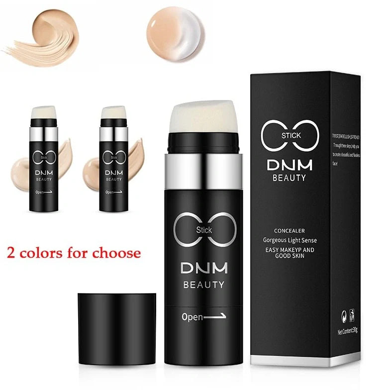 CC rod concealer cushion compact with adjustable silicone applicator tip and refill