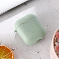 TPU headphone case for wireless earbuds in beige colour, soft protective cover with cutouts