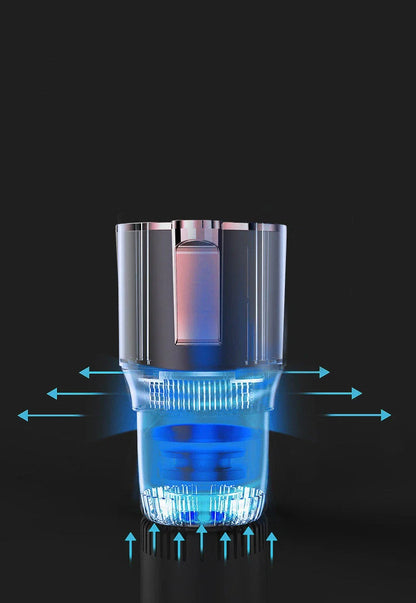 Smart Digital Display Car Cup Warmer and Cooler 2 in 1 with compact design and non-slip base