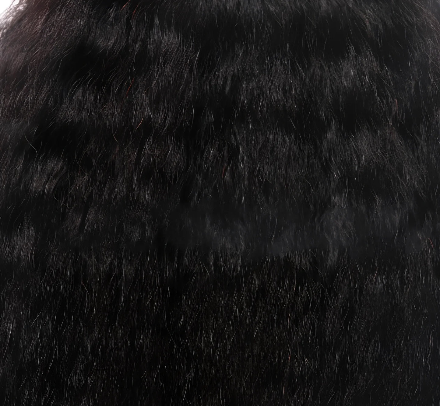 Brazilian kinky yaki straight curtain wig in real human hair, 16-inch length with lace front and natural waves