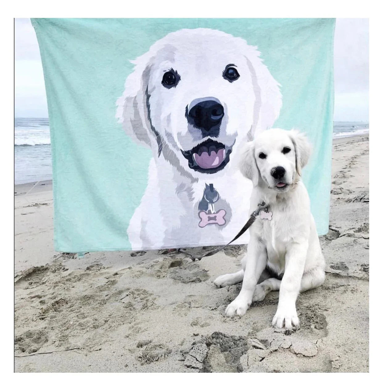 Custom design flannel blanket with knee warm feature, available in multiple sizes