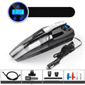 Four-in-one wireless car vacuum cleaner with air pump, ABS plastic body, and crevice nozzle