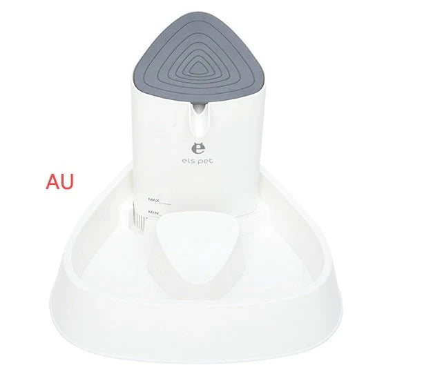 1.5L automatic pet water fountain with 4-layer filter in white