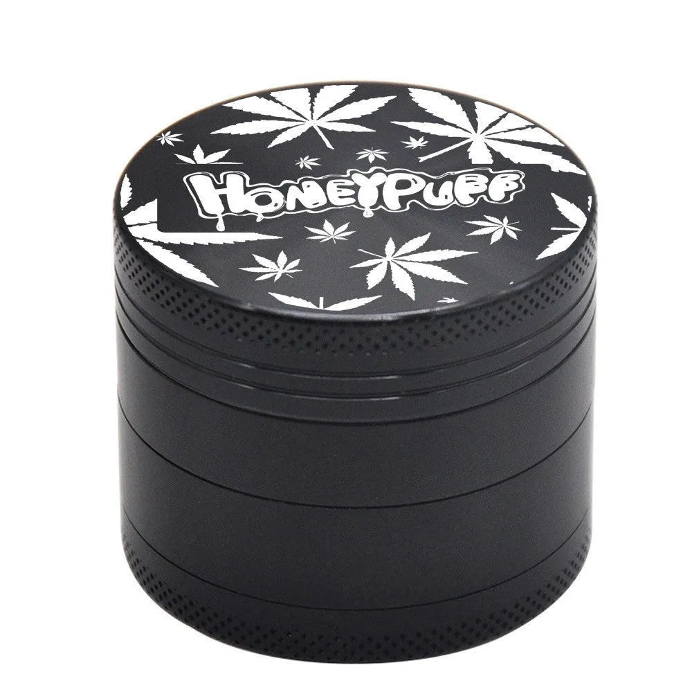 Four-layer aluminium alloy grinder with windproof function and multi-tool features in T6 CNC finish