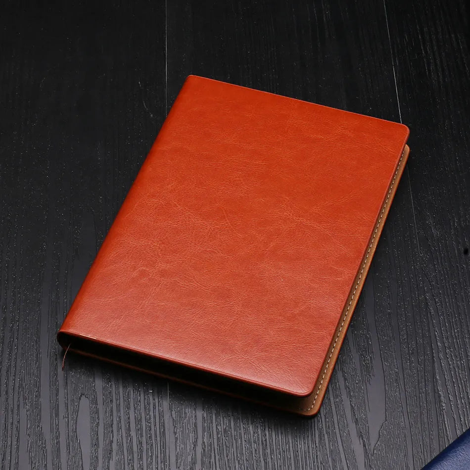 A5 business notepad with colour-changing PU cover and Dowling paper in black, brown red, brown yellow, dark blue, grey options