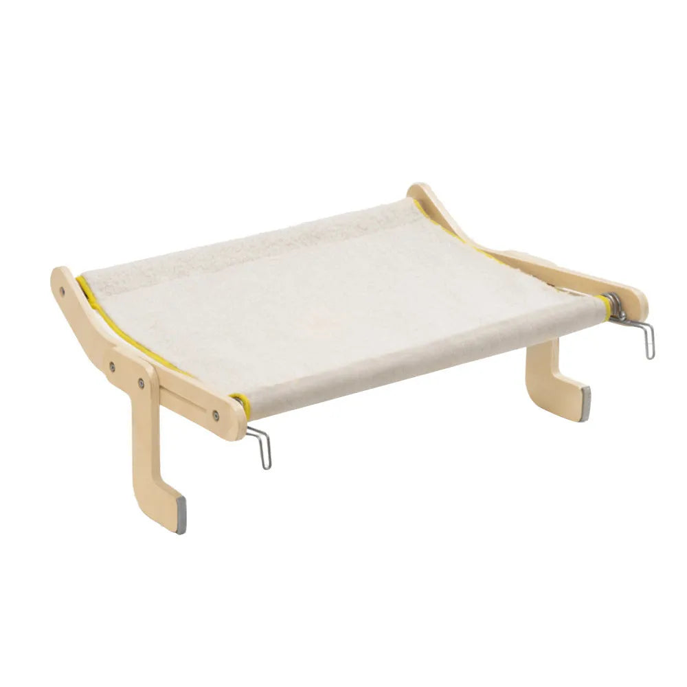 Wooden cat hanging bed climbing frame in 600x215x395mm size with four colour options for cages