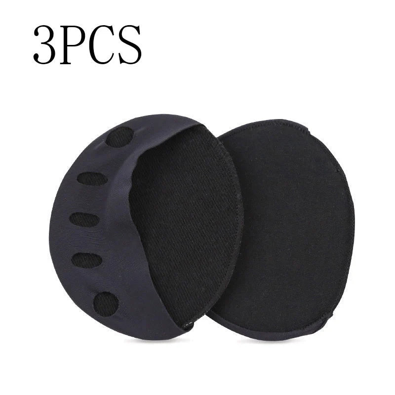 Invisible five finger socks with forefoot cushion pads for foot pain relief