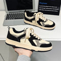 Men's Harbor style retro sports casual canvas shoes in blue, round toe, flat heel, size 39-44