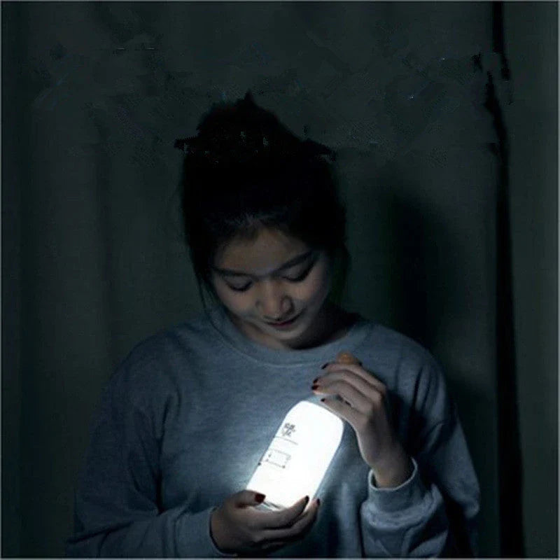 Milk bottle-shaped USB charging LED nightlight lamp in white