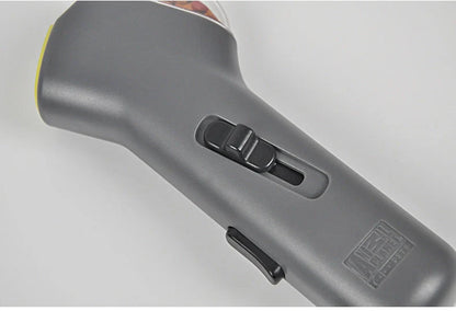 Dog Training Snack Launcher in grey, dimensions 18cm x 7.5cm x 3.5cm