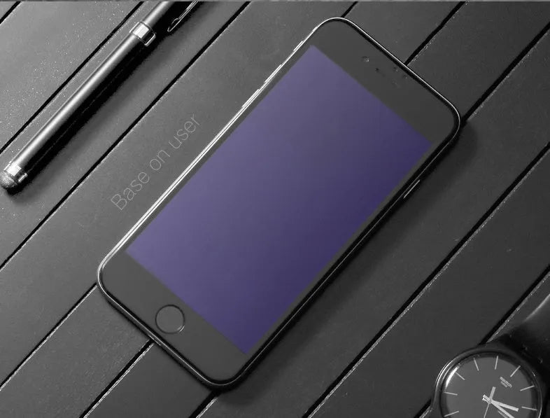 0.23mm tempered glass screen protector for iPhone 6 7 8 Plus models with soft 3D curved edges