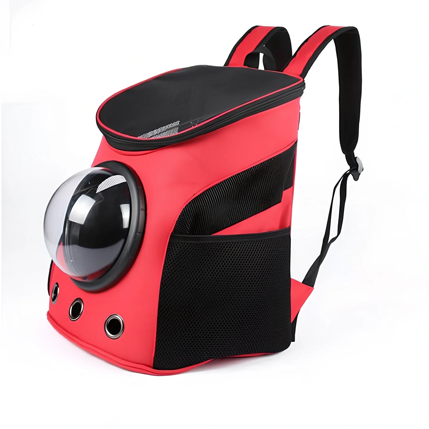 Blue Cat&Dog Astronaut Capsule Backpack, 35x36x27cm pet carrier with transparent window for secure travel